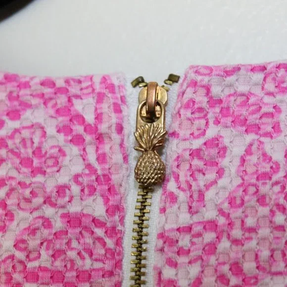 Lilly Pulitzer For Target Textured Shift Dress Pink Girl's Size 6 6X H13611 - Picture 7 of 11